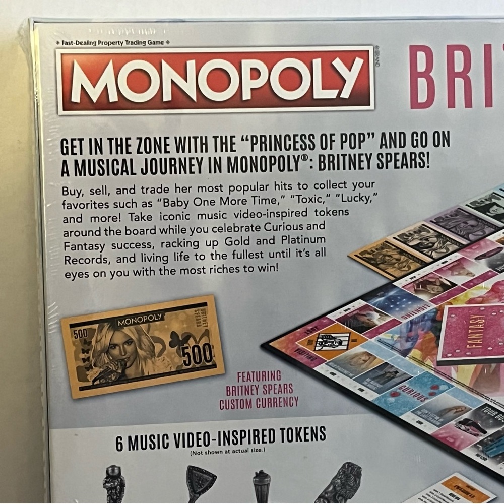 Britney Spears Monopoly Board Game New In Box 
Sealed - Picture 4 of 8